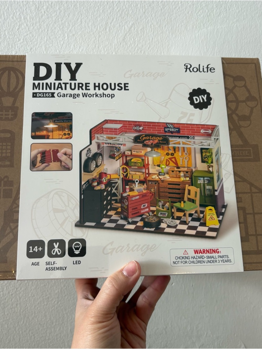 Rolife DIY Miniature House Garage Workshop